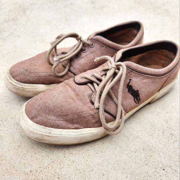 Men's POLO RALPH LAUREN Canvas Sneaker - Picture 1 of 10